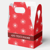 Ballotins Motif De Flacon De Neige En Rouge Vert Blanc (Ouvert)