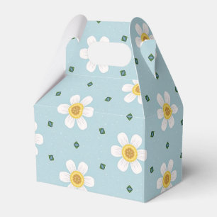 Ballotins Motif de fleur de marguerite mignonne sur fond ble