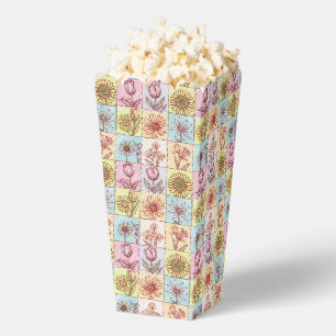 Ballotins Motif de fleurs coloré vintage tendance Anniversai