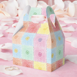 Ballotins Motif de fleurs colorées vintage tendance Annivers