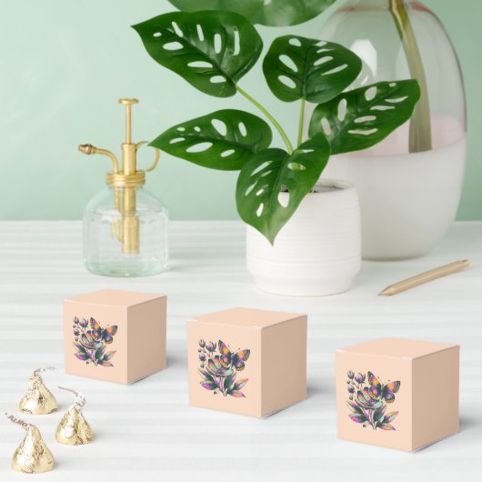 Ballotins Motif de fleurs de papillon vibrant (Multiple)