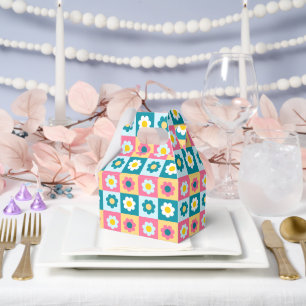 Ballotins Motif de fleurs pastel colorées rétro mignon