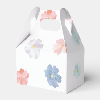 Ballotins Motif de fleurs sauvages pastel doux