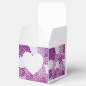 Ballotins Motif de fleurs violettes (Ouvert)