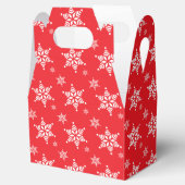 Ballotins Motif de flocon de neige, Flakes blancs, Neige, Ro (Ouvert)