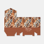 Ballotins Motif de fourrure de tigre d'animal de safari Boho (Déplié)