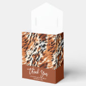 Ballotins Motif de fourrure de tigre d'animal de safari Boho (Ouvert)