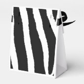 Ballotins Motif de fourrure zébrée avec fleur (Arrière)