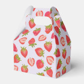 Ballotins Motif de fraise rose (Arrière)