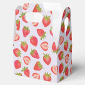 Ballotins Motif de fraise rose (Ouvert)