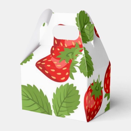 Ballotins Motif de fraises (Verso)