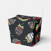 Ballotins Motif de fraises chocolatées Sortir Ballotin (Verso)
