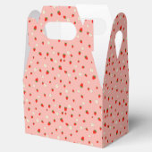 Ballotins Motif de fraises et de fleurs (Ouvert)