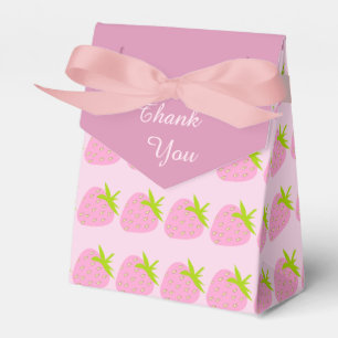 Ballotins Motif de fraises roses Mignon