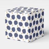 Ballotins Motif de fruits de la bombe Abstraite bleue marine (Verso)