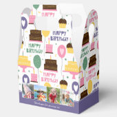 Ballotins Motif de gâteau coloré Joyeux anniversaire avec no (Ouvert)