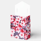 Ballotins motif de jardin floral rose de cerisier (Ouvert)