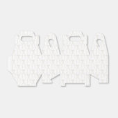 Ballotins Motif de la Bow blanche Aquarelle (Déplié)