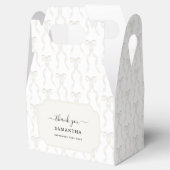 Ballotins Motif de la Bow blanche Aquarelle (Ouvert)