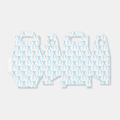 Ballotins Motif de la Bow Bleue Aquarelle (Déplié)