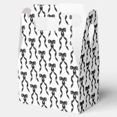 Ballotins Motif de la Bow Noir (Ouvert)