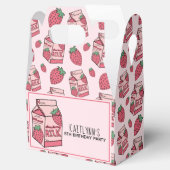 Ballotins Motif de lait de fraise rose (Ouvert)