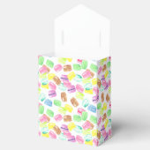 Ballotins Motif de macaron français à l'aquarelle mignonne (Ouvert)