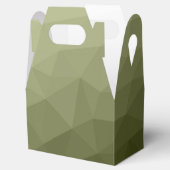 Ballotins Motif de maillage géométrique dégradé vert clair d (Ouvert)