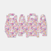 Ballotins Motif de manucure à doodle mignon (Déplié)