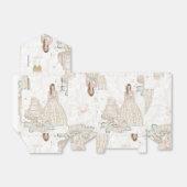 Ballotins Motif de mariage de mariage scintillant (Déplié)