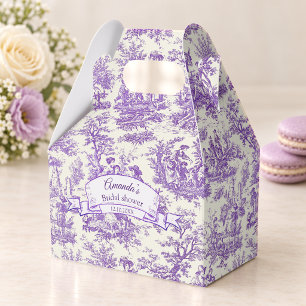 Ballotins Motif de monogramme toile violet élégant vintage