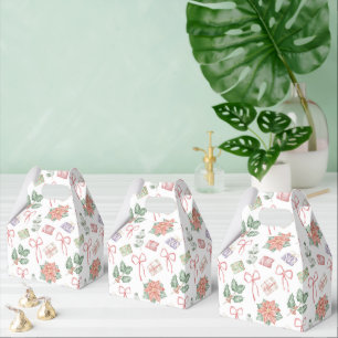 Ballotins Motif de Noël aquarelle