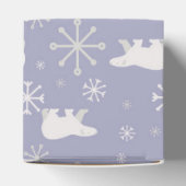 Ballotins Motif de Noël avec ours polaires et flocons de nei (Haut)