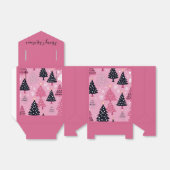 Ballotins Motif de Noël ballotin rose (Déplié)