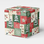 Ballotins Motif de Noël en patchwork de campagne (Verso)