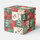 Ballotins Motif de Noël en patchwork de campagne (Arrière)