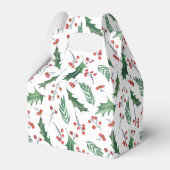 Ballotins Motif de Noël Holly et Berry (Arrière)