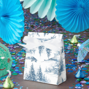 Ballotins Motif de Noël Toile Bleue