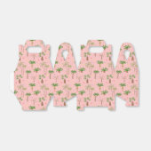 Ballotins Motif de palmiers de Noël tropicaux (Déplié)