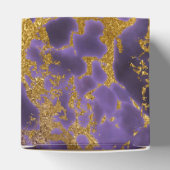 Ballotins Motif de Parties scintillant en or violet marbre n (Haut)