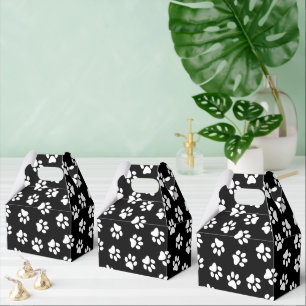 Ballotins Motif de pattes, pattes de chien, pattes blanches