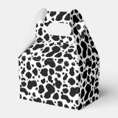 Ballotins Motif de points de vache Poster de animal noir et  (Verso)