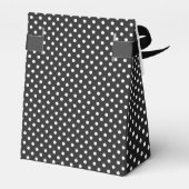 Ballotins Motif de points Polka noir et blanc (Arrière)