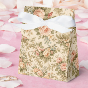 Ballotins Motif de roses florales vintage Cottage shabby c