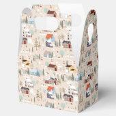 Ballotins Motif de scène confortable du Village d'hiver (Ouvert)