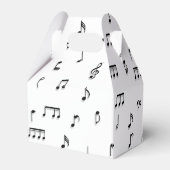 Ballotins Motif de symboles Black & White Music Notes (Arrière)