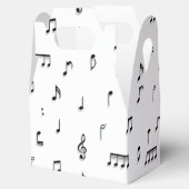 Ballotins Motif de symboles Black & White Music Notes (Ouvert)