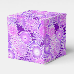 Ballotins Motif de tourbillon fractal, nuances de pourpre