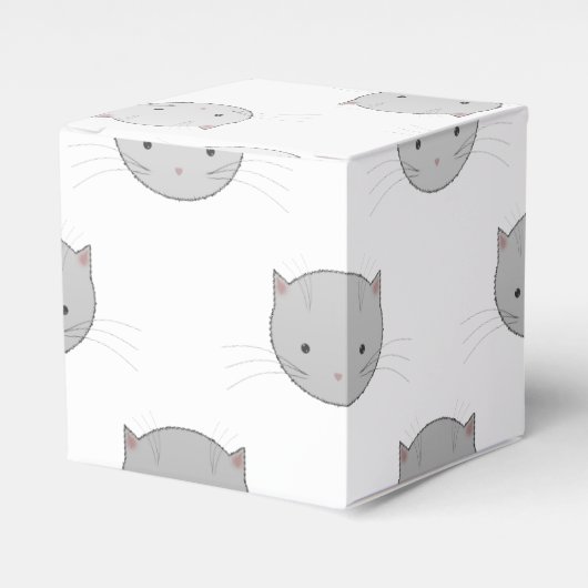 Ballotins Motif de visages de chat mignons gris (Verso)