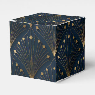 Ballotins Motif déco bleu et or